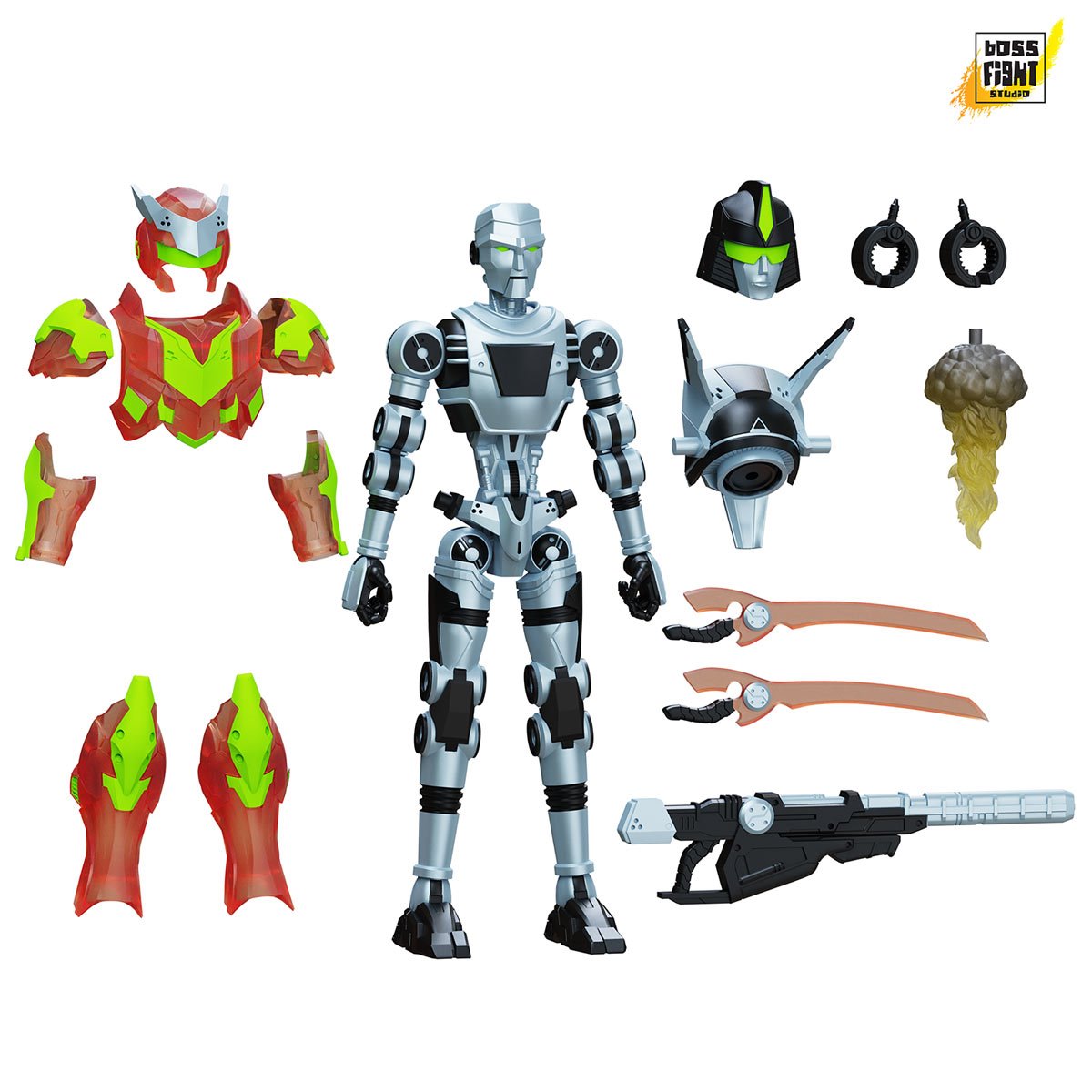 Epic H.A.C.K.S. Creatures Wave 1 CGT Combat Drone: Agile Battle Robot 1:12 Scale Action Figure