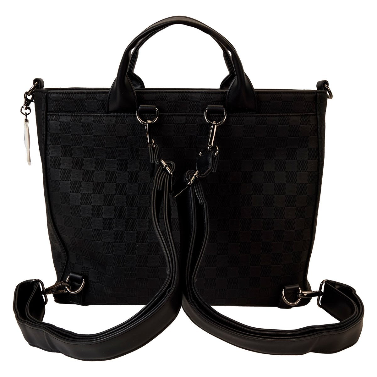 Disney Mickey Ear Checkerboard Convertible Tote Bag