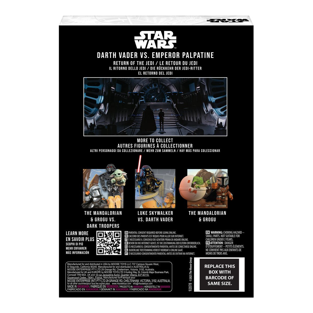 Star Wars Darth Vader Vs Emperor Palpatine Fandrop Figure Diorama