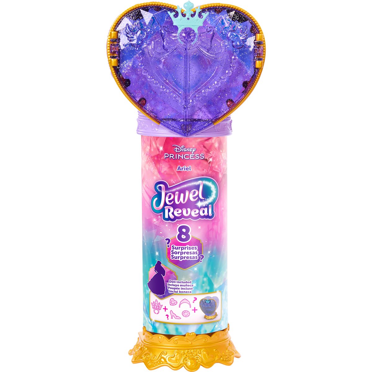 Disney Princess Jewel Reveal Ariel Doll