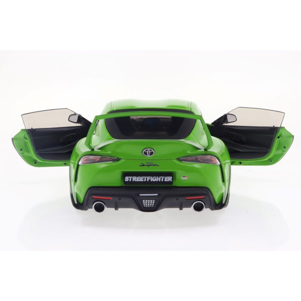 2023 Toyota GR Supra Streetfighter Edition Bright Green 1:18 Scale Die-Cast Metal Vehicle