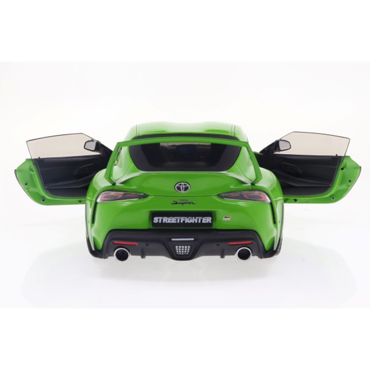 2023 Toyota GR Supra Streetfighter Edition Bright Green 1:18 Scale Die-Cast Metal Vehicle