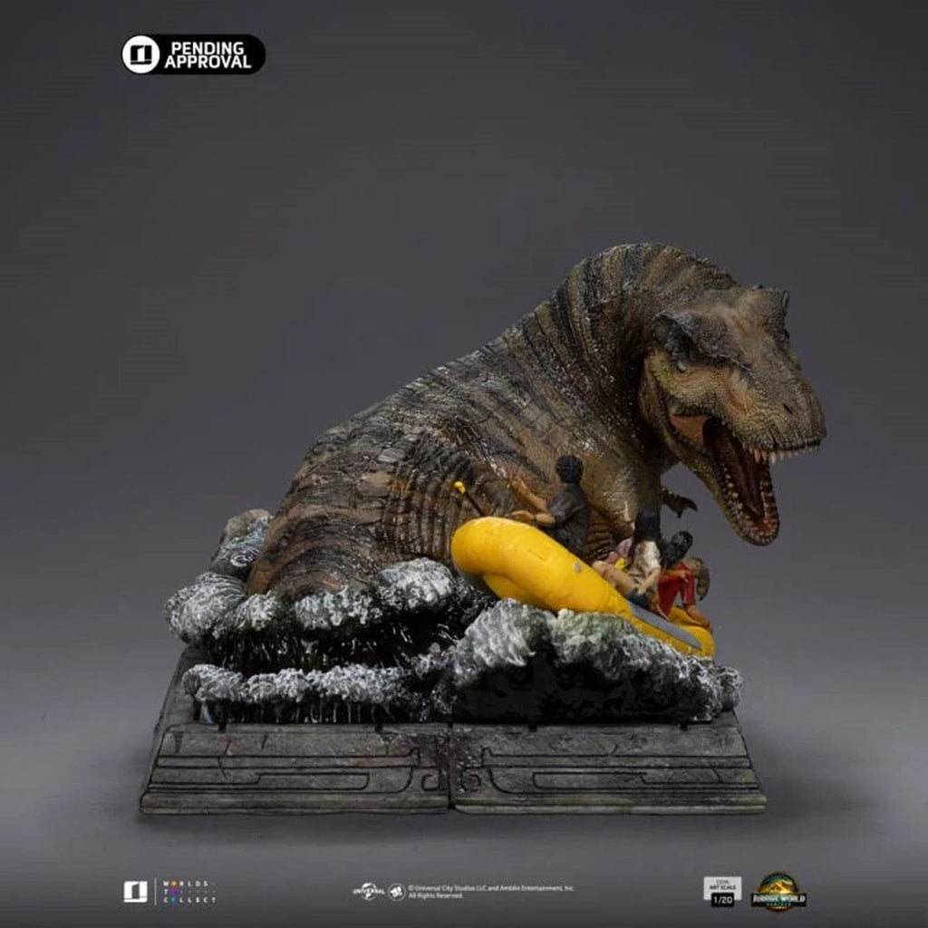 Jurassic World: Rebirth T-Rex River Attack 1:20 Demi Art Scale Statue