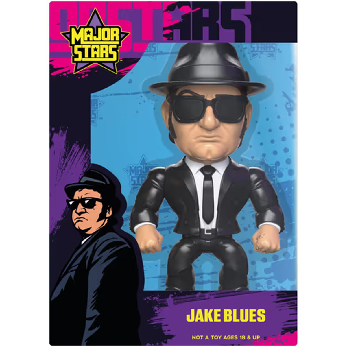 Major Stars Blues Brothers Jake 4-Inch Vinyl Figure