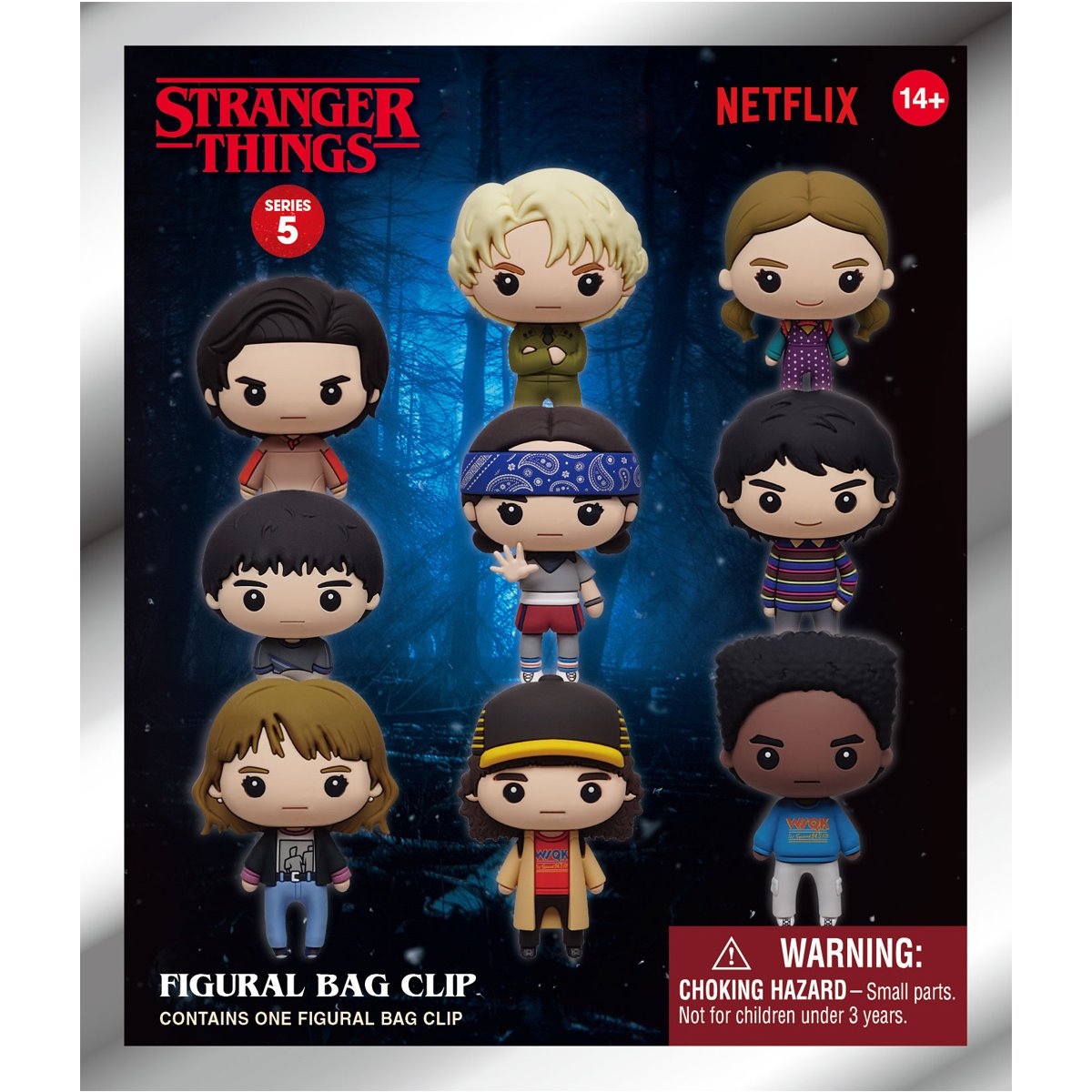Stranger Things Series 5 3D Foam Bag Clip Display Case of 24