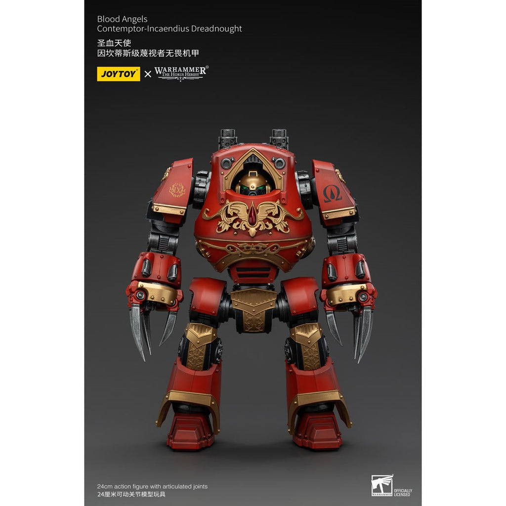 Joy Toy Warhammer The Horus Heresy Blood Angels Contemptor Incaendius Dreadnought 1:18 Scale Action Figure