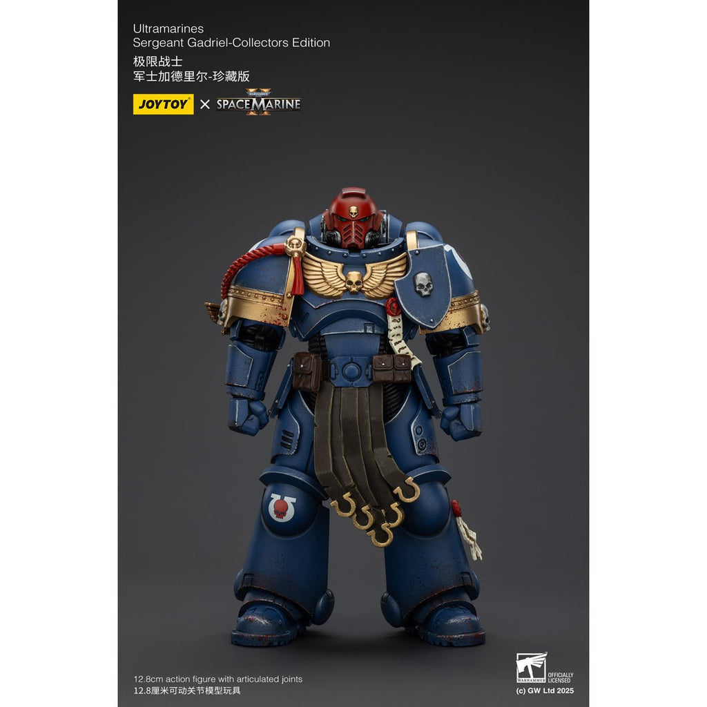Joy Toy Warhammer Space Marine II Ultramarines Sergeant Gadriel Collectors Edition 1:18 Scale Action Figure