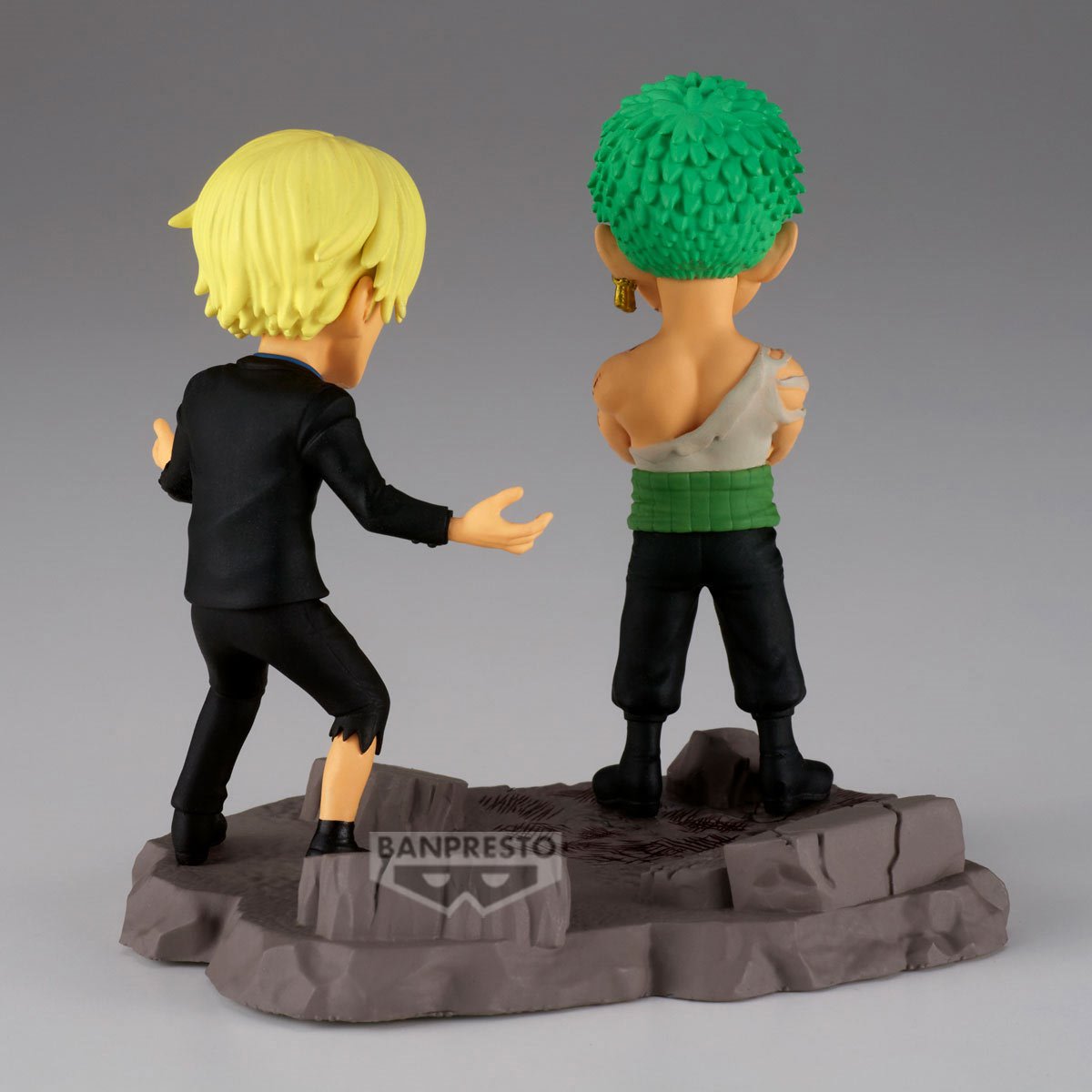 Roronoa Zoro and Sanji Nothing At All World Collectable Figure Log Stories Statue