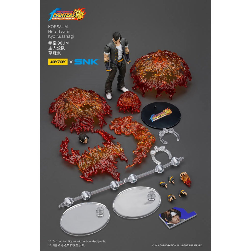Joy Toy The King of Fighters '98 Ultimate Match Hero Team Kyo Kusanagi 1:18 Scale Action Figure