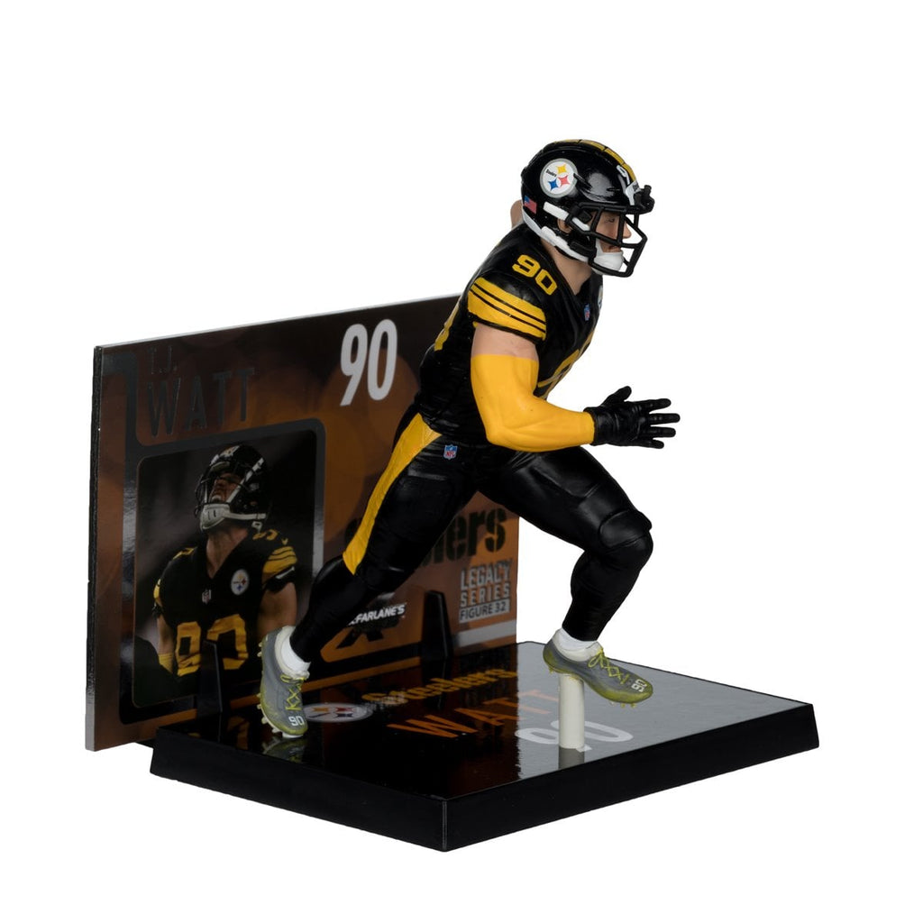 NFL SportsPicks 2025 Pittsburgh Steelers T.J. Watt 7-Inch Scale Posed Figure