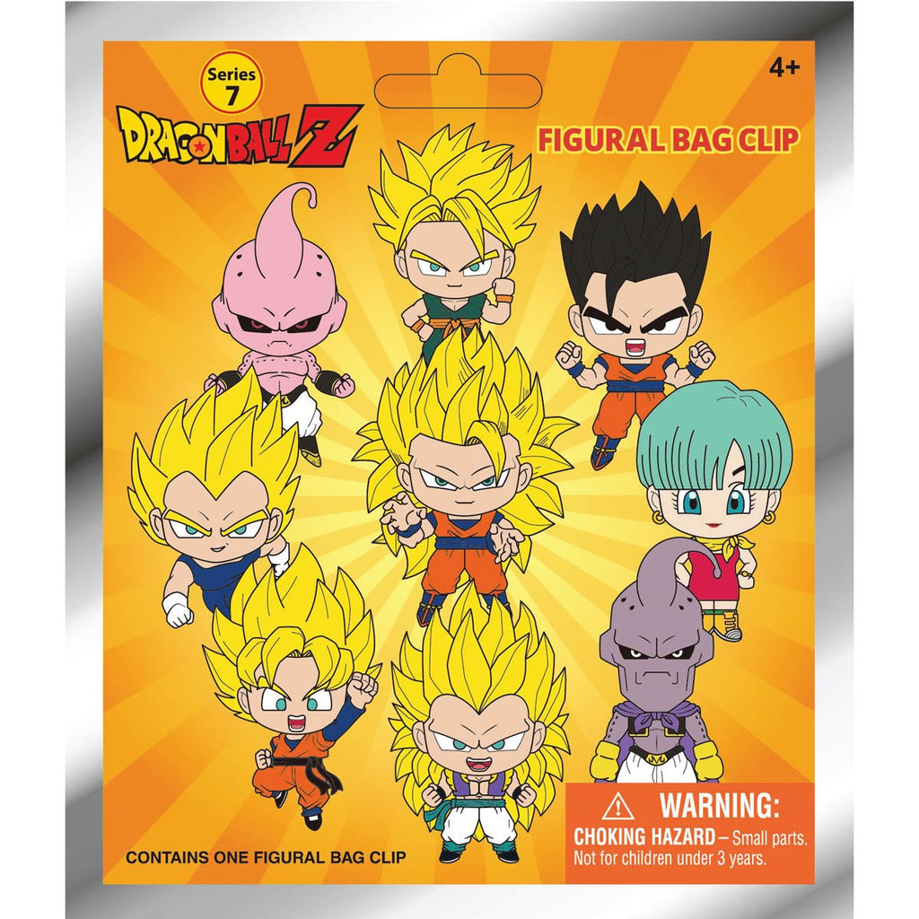 Dragon Ball Z Series 7 3D Foam Bag Clip Display Case of 24
