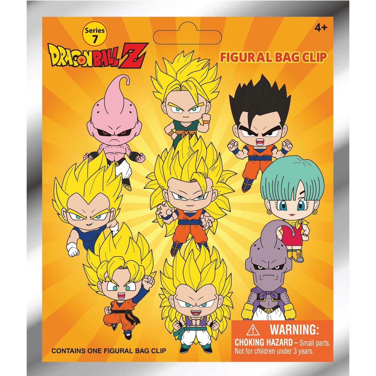 Dragon Ball Z Series 7 3D Foam Bag Clip Display Case of 24
