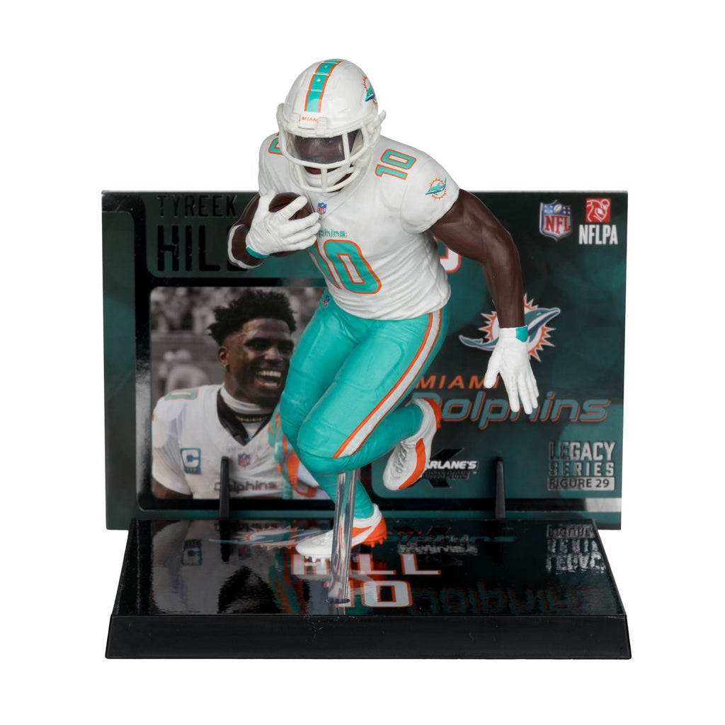 NFL SportsPicks 2025 Miami Dolphins Tyreek Hill Alternate Jersey 7-Inch Scale Posed Figure
