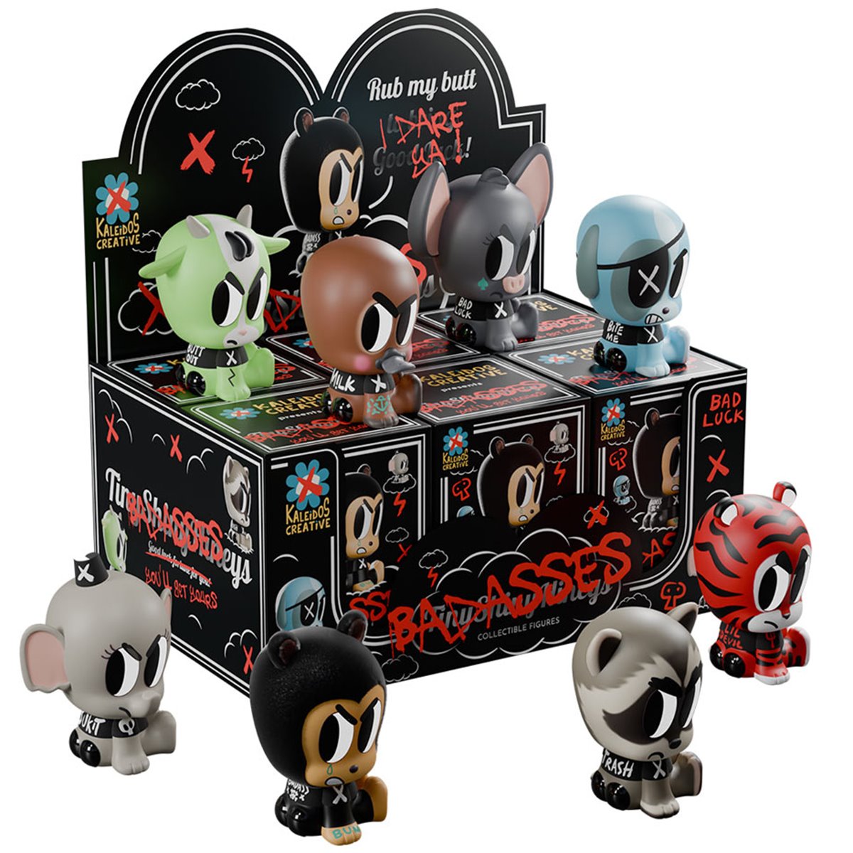 Tiny Shiny Hineys: Badasses Blind-Box Mini-Figure Case of 6