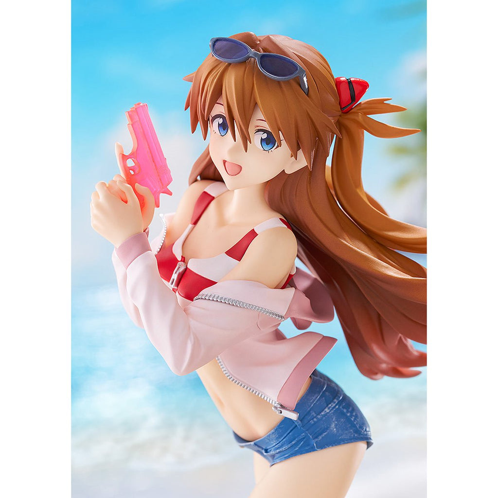 Rebuild of Evangelion Asuka Shikinami Langley Beach Queens Pop Up Parade L Statue