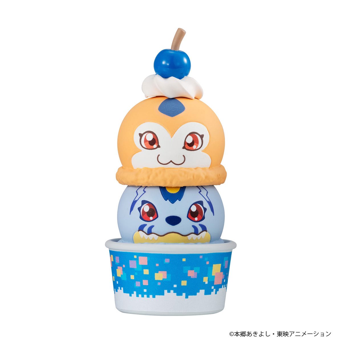 Digimon Adventure Stack Up and Change Tsumichen Mini-Figure Case of 8