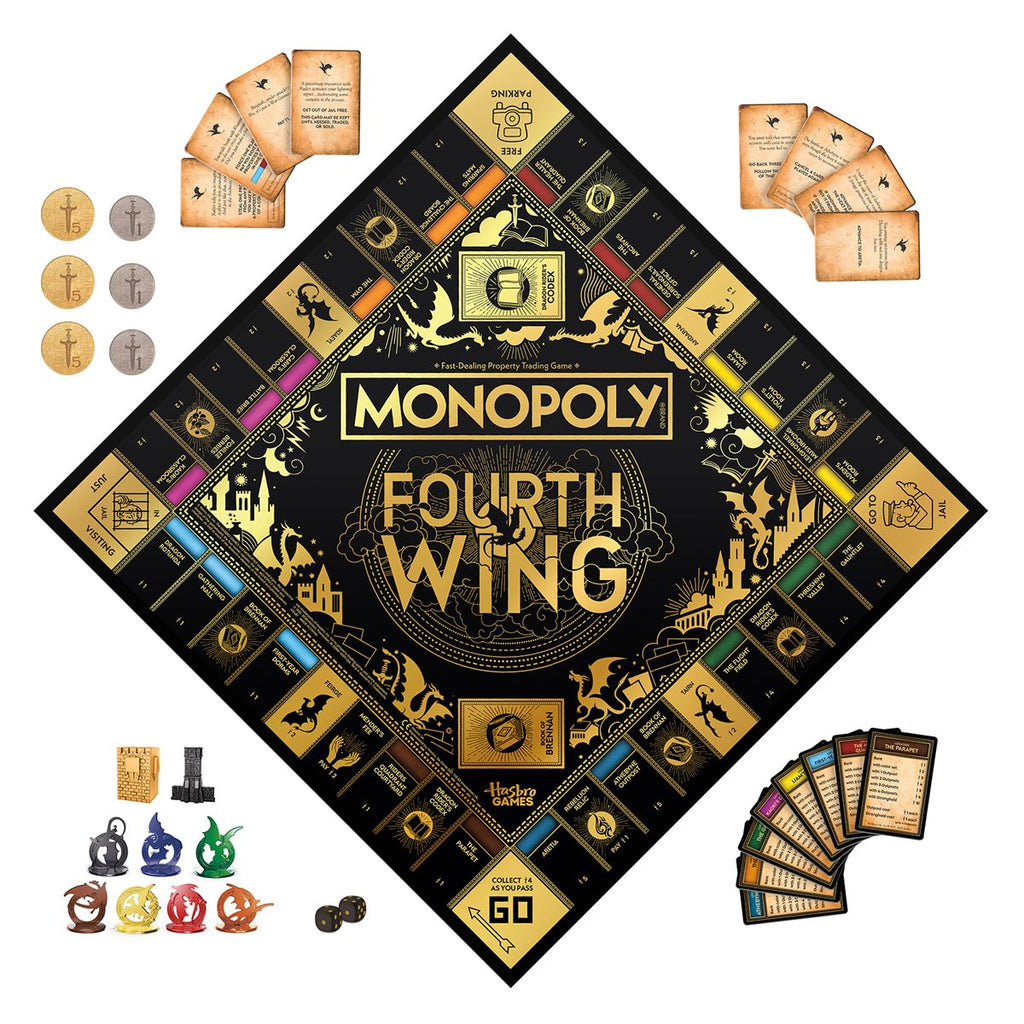Fourth Wing Edition Monopoly Board Game