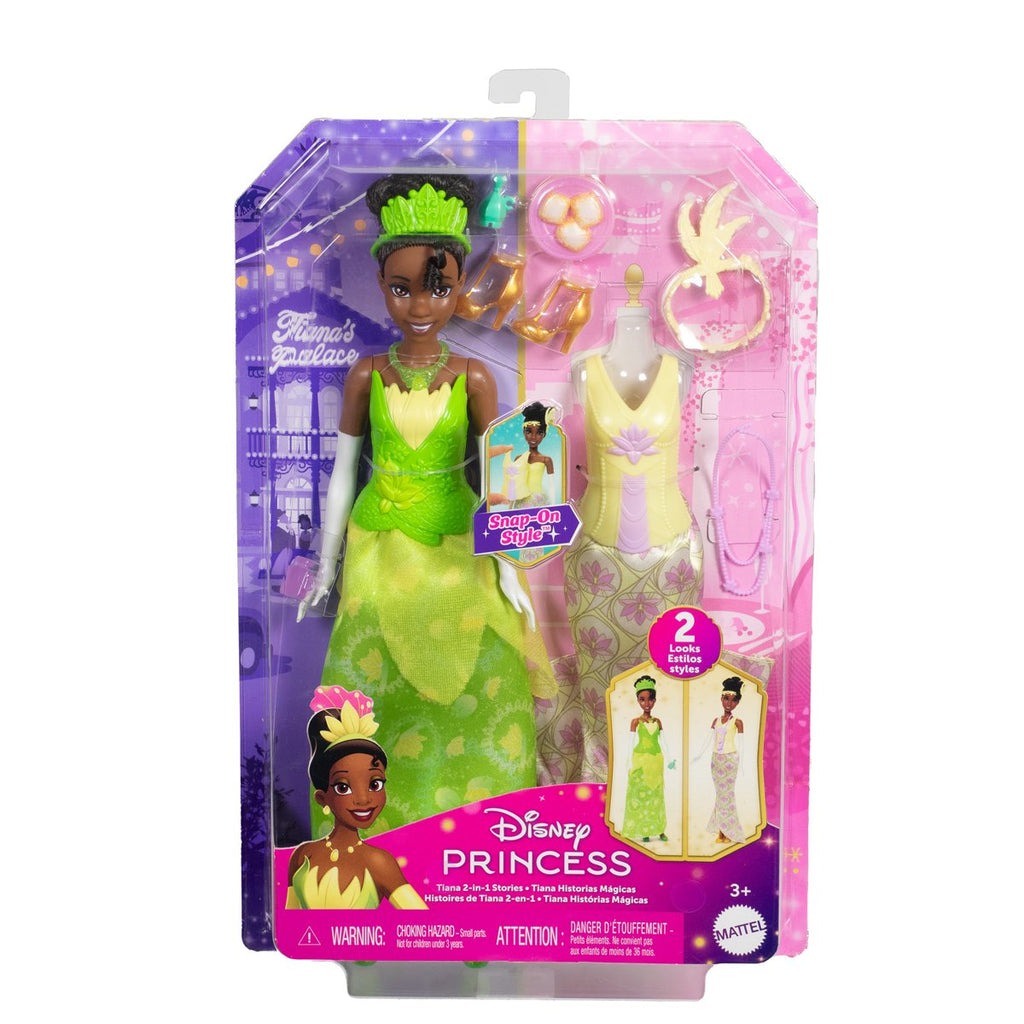 Disney Princess Tiana 2-in-1 Stories Fashion Doll
