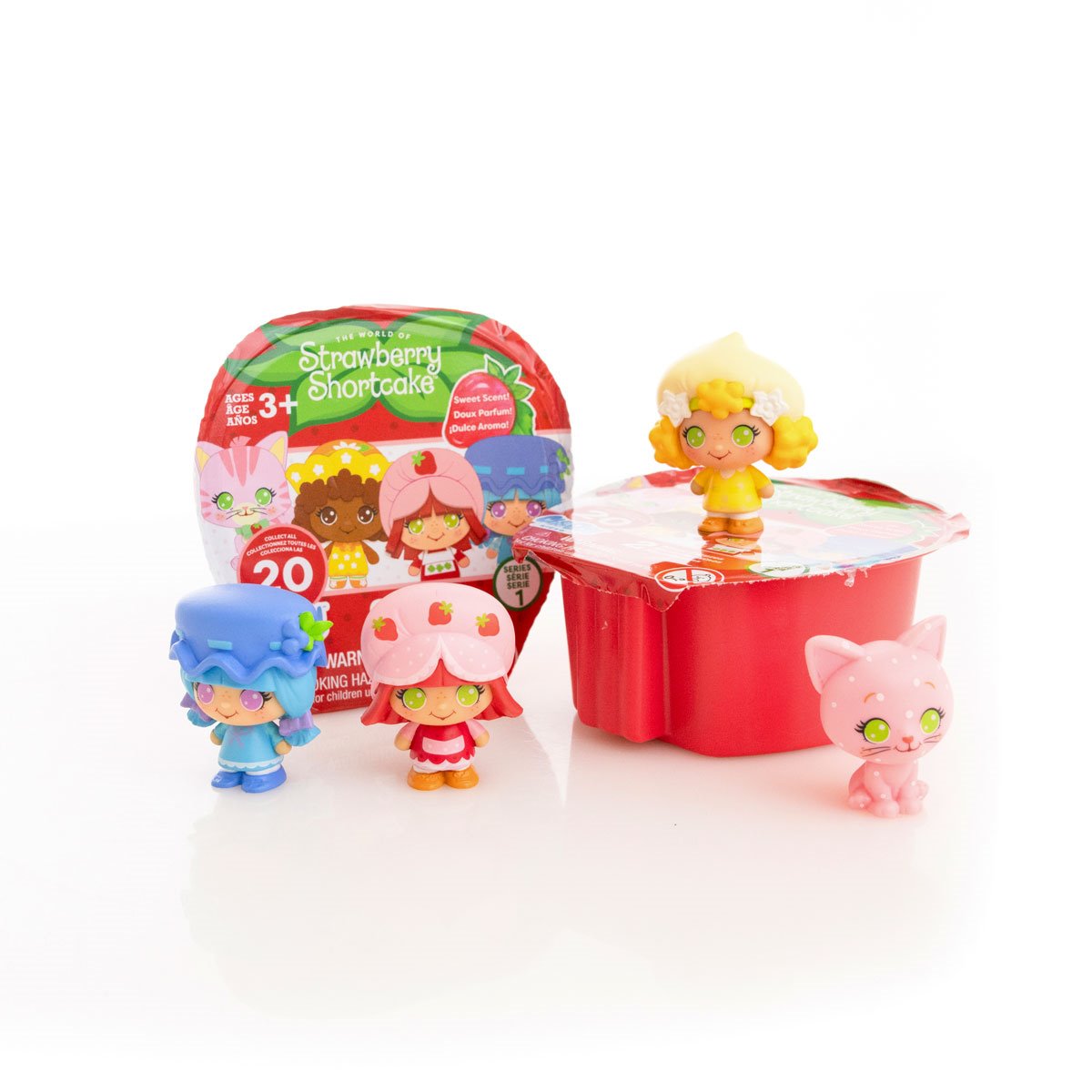 Strawberry Shortcake 1 1/2-Inch Cheebee Mini-Figures Display Case of 12