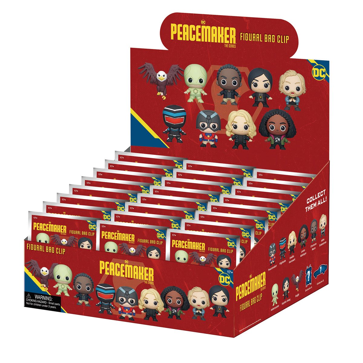 Peacemaker 3D Foam Bag Clip Random 6-Pack