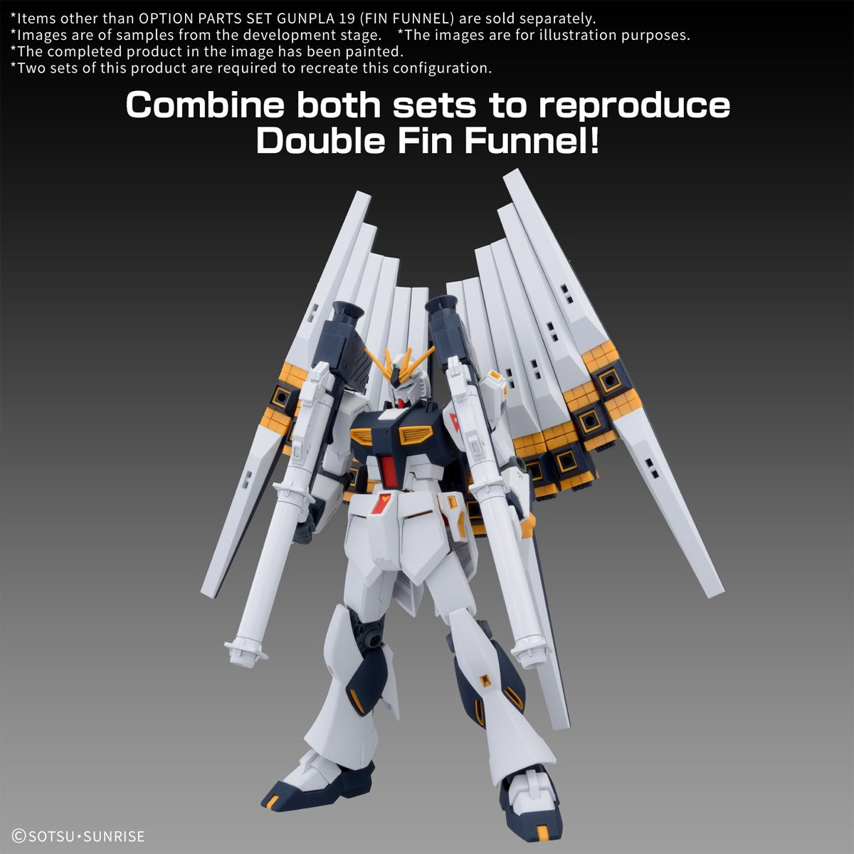 Mobile Suit Gundam: Char's Counterattack Option Parts Set Gunpla 19 Fin Funnel Entry Grade 1:144 Scale Model Kit