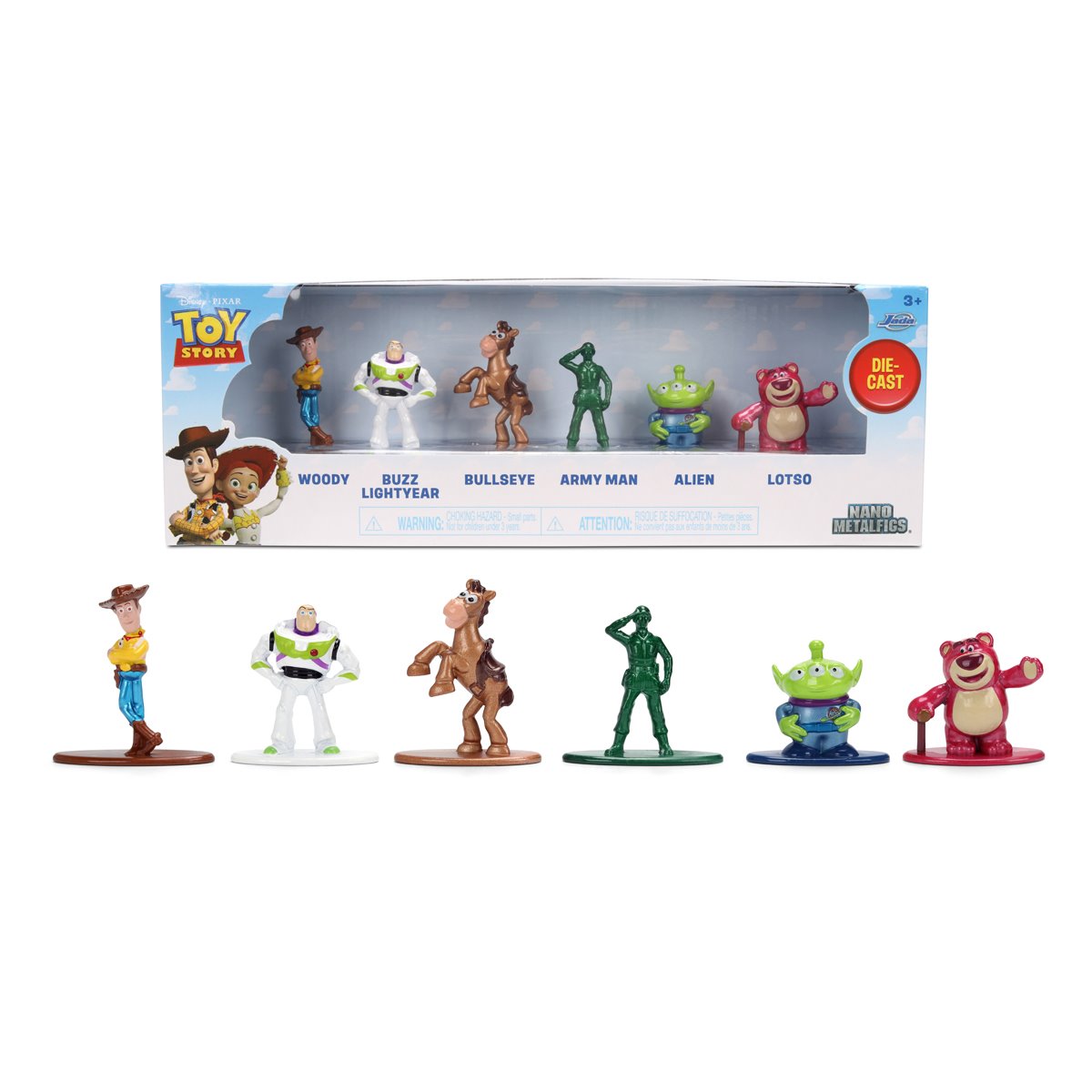 Toy Story Wave 1 Nano MetalFigs Die-Cast Metal Mini-Figure 6-Pack