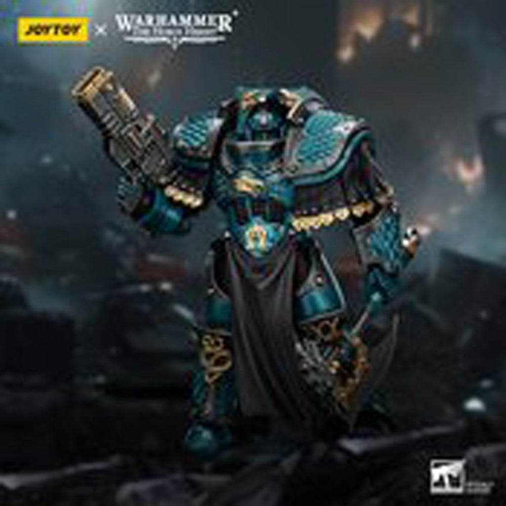 Joy Toy Warhammer The Horus Heresy Alpha Legion Lernaean Terminator with Volkite Charger 1:18 Scale Action Figure