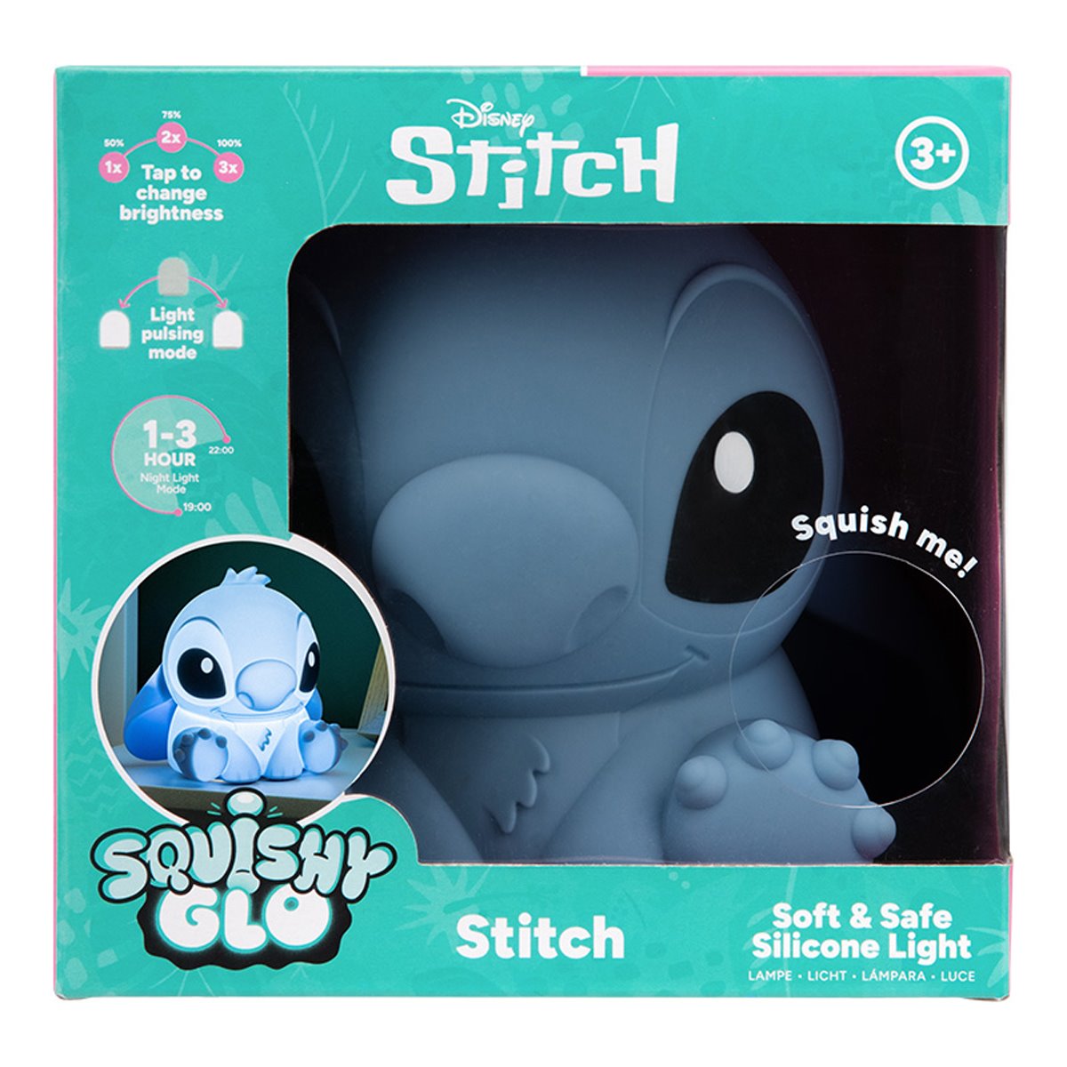 Lilo & Stitch Stitch SquishyGlo Silicone Rechargeable Light