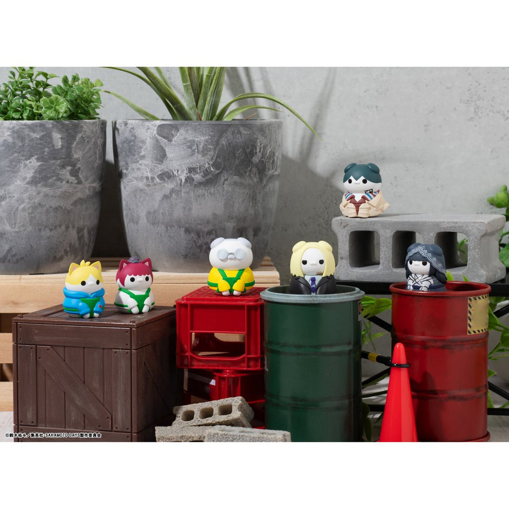 Sakamoto Days The Cheerful Sakamoto Store Mega Cat Project Mini-Figure Case of 8