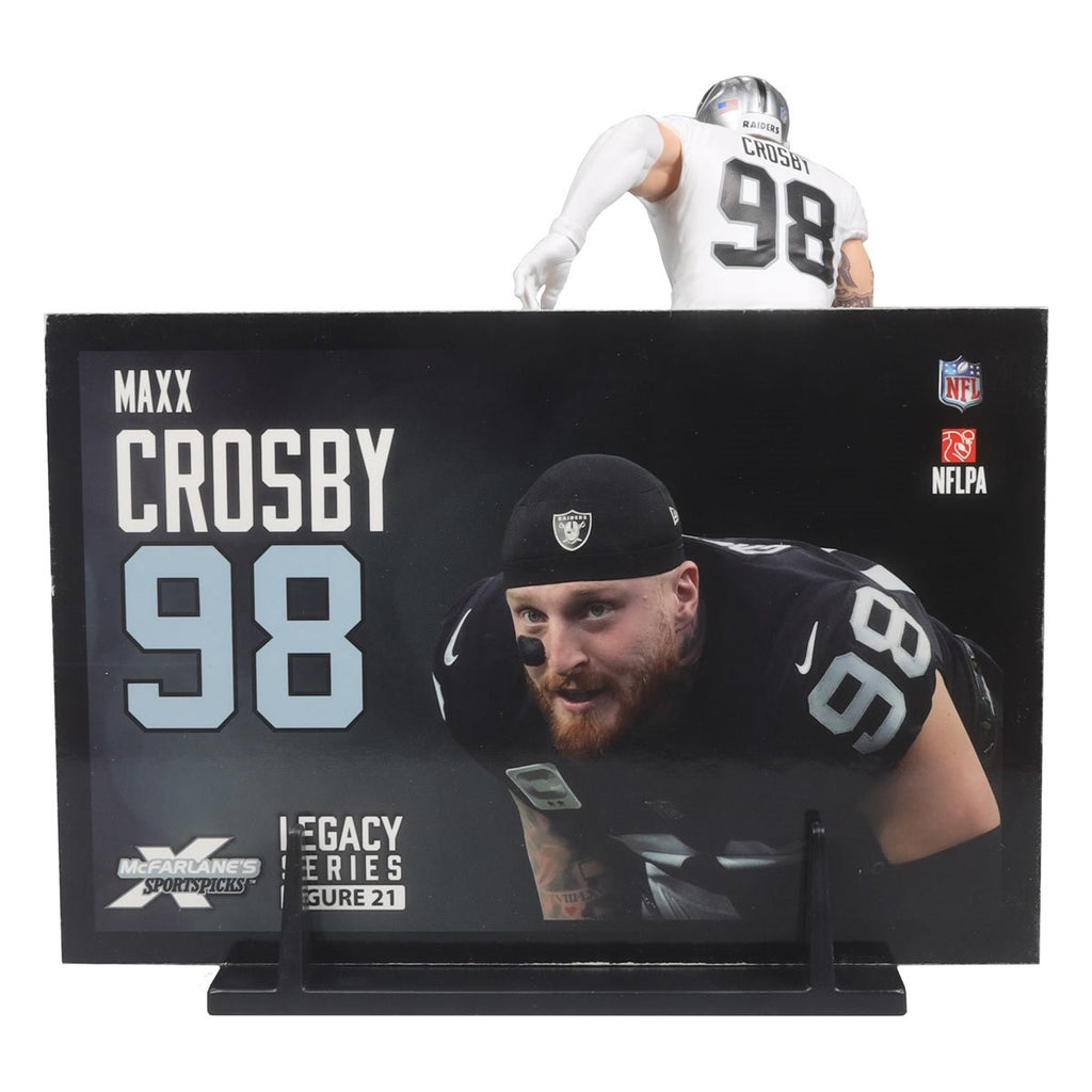 NFL SportsPicks 2024 Wave 2 Las Vegas Raiders Maxx Crosby 7-Inch Scale Posed Figure