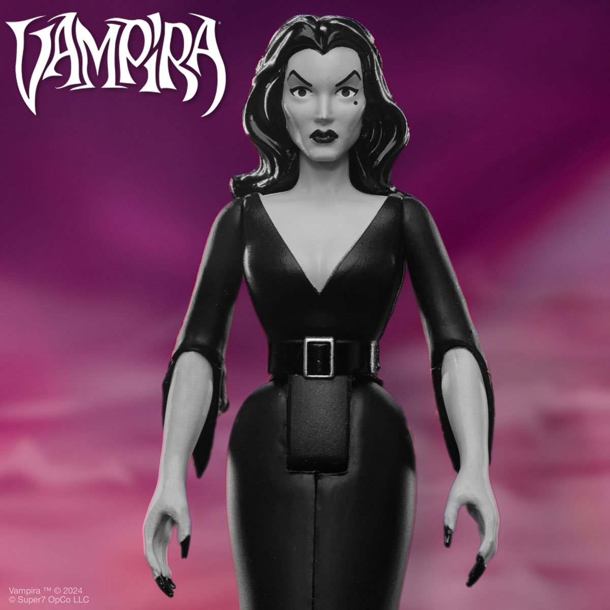 Vampira (Plan 9 Grayscale) 3 3/4-Inch ReAction Figure