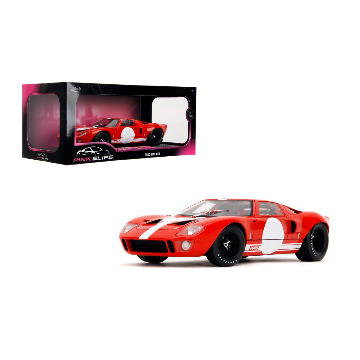 Pink Slips Wave 3 Ford GT40 MK 1 1:18 Scale Die-Cast Metal Vehicle