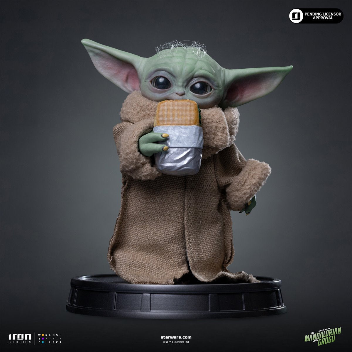 The Mandalorian and Grogu Movie Grogu Food Cart Snack Limited Edition 1:4 Scale Statue