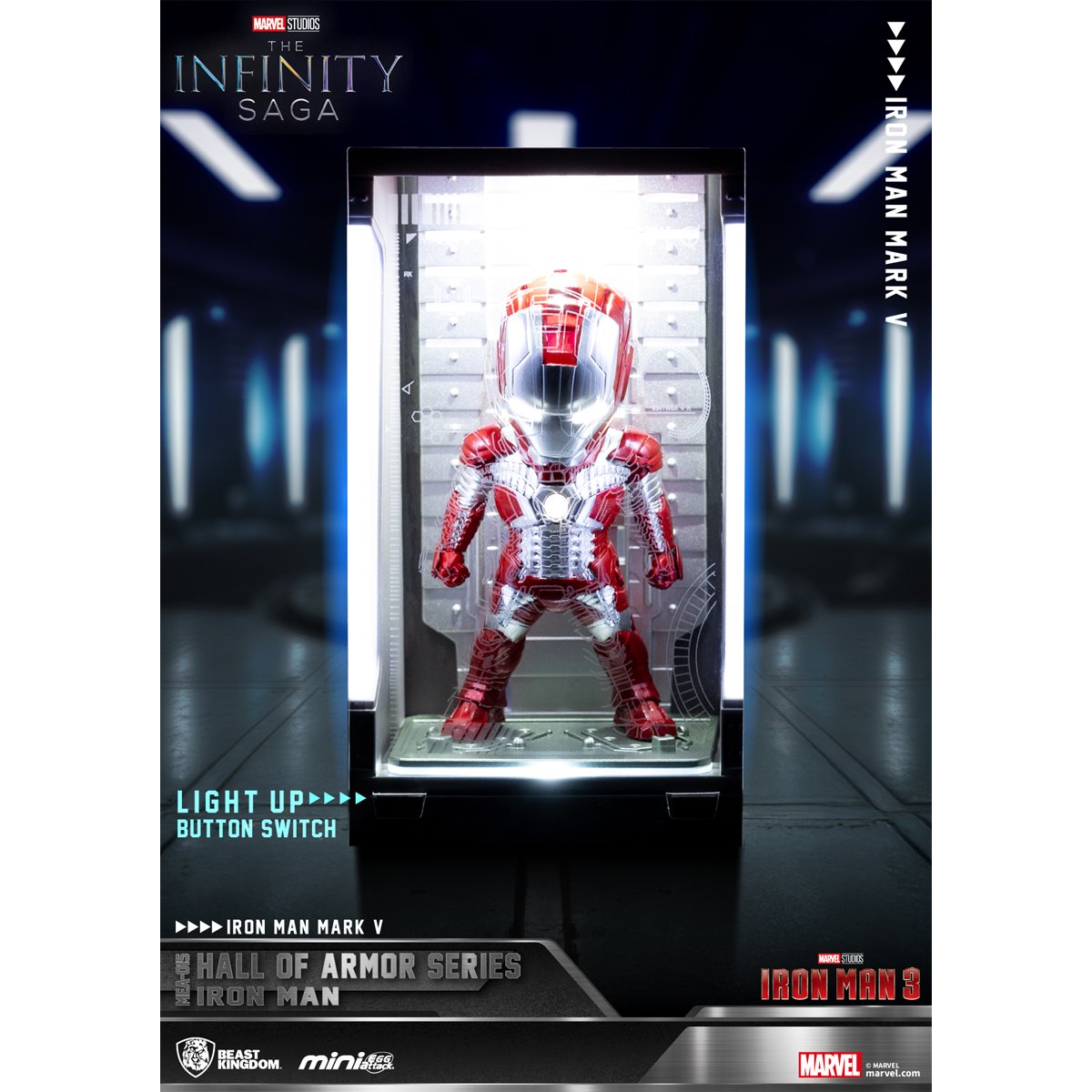 Iron Man Hall of Armor Series MEA-015 Mini-Figure Blind Box Case of 6