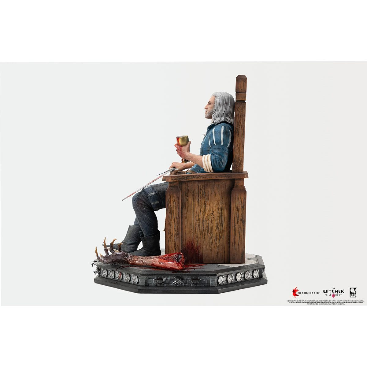Witcher 3 Wild Hunt Geralt 1:6 Scale Resin Statue