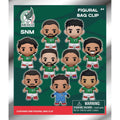 Mexico Soccer Men's National Team 3D Foam Bag Clip Random 6-Pack