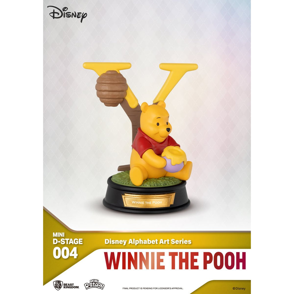 Disney Alphabet Art Series MDS-004 Mini D-Stage Statue Blind Box Set of 6