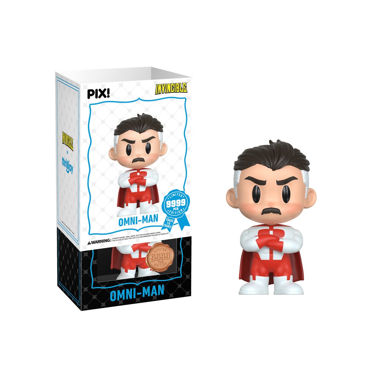 Invincible Omni-Man Arms Crossed Pix! Vinyl Figure