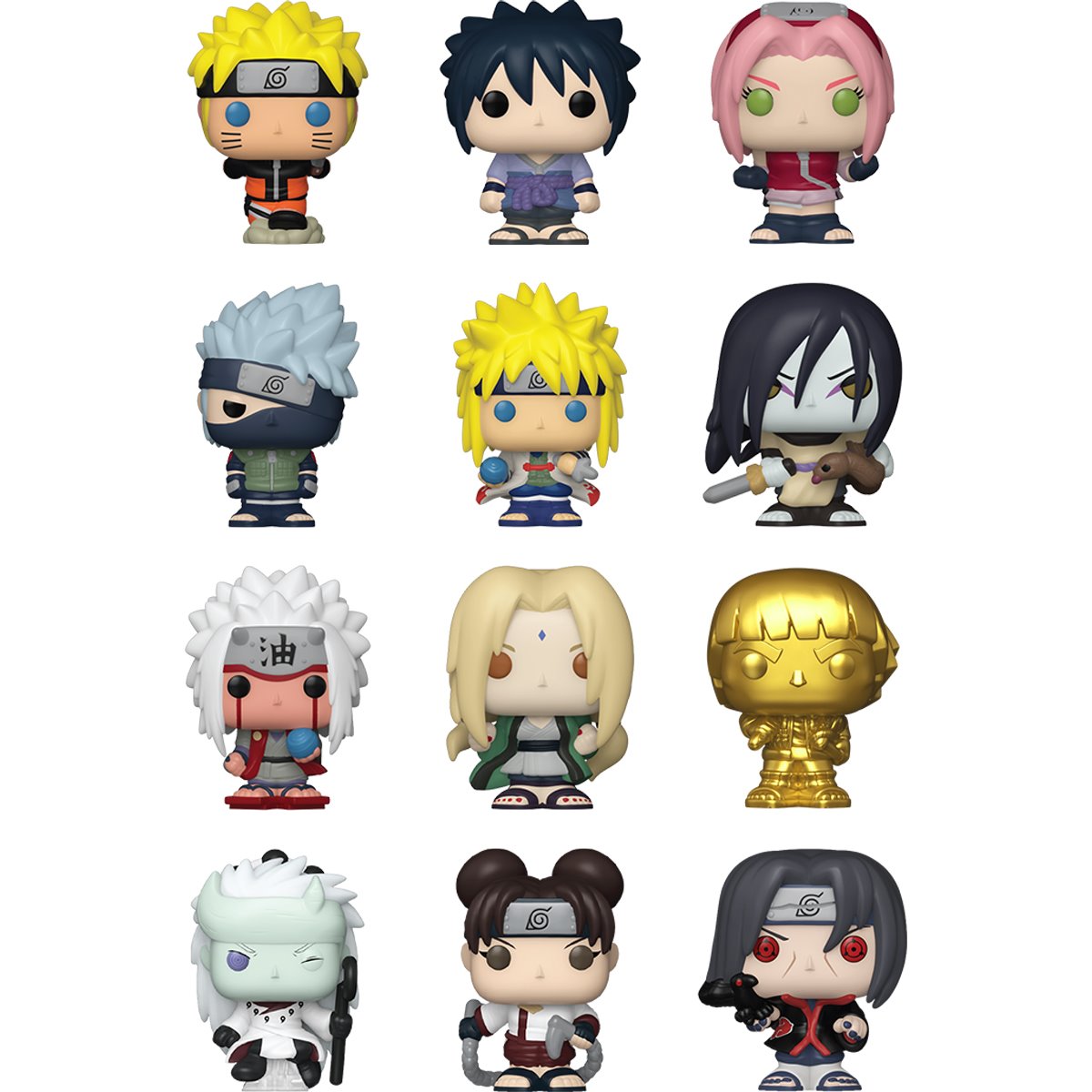 Naruto: Shippuden Bitty Pop! Mini-Figure Singles Display Case of 32