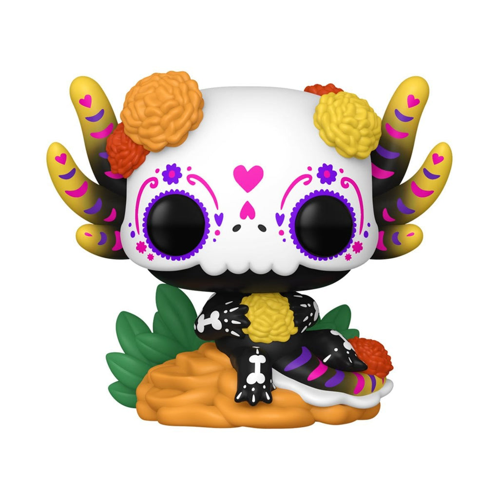 Dia De Los Muertos Ajolote Glow-in-the-Dark Funko Pop! Vinyl Figure #104 - Entertainment Earth Exclusive