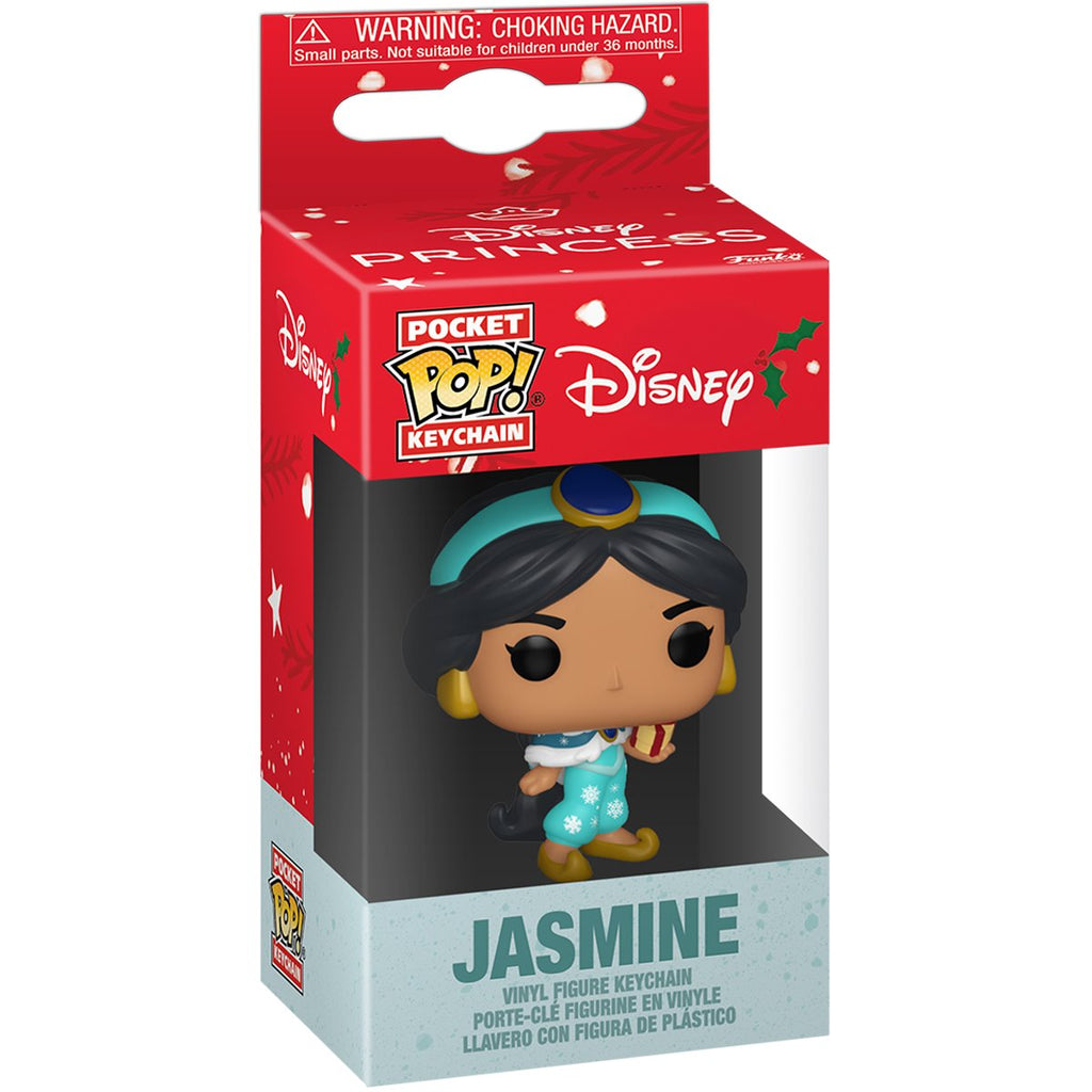 Disney Princess Holiday Jasmine Funko Pocket Pop! Key Chain