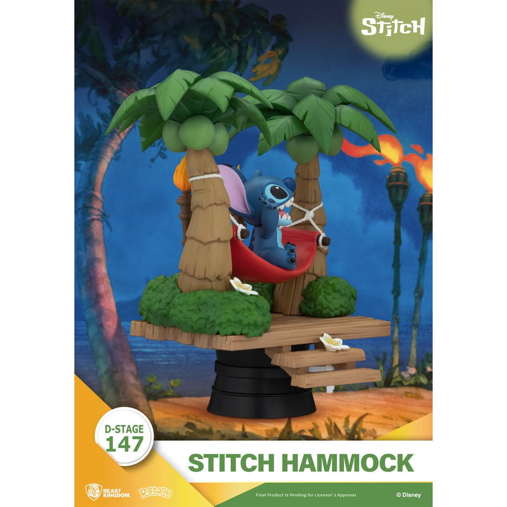 Lilo & Stitch Hammock DS-147 D-Stage Statue