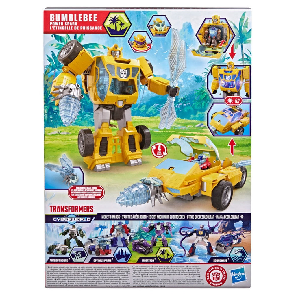 Transformers CYBERWORLD Energon Surge Bumblebee Power Spark