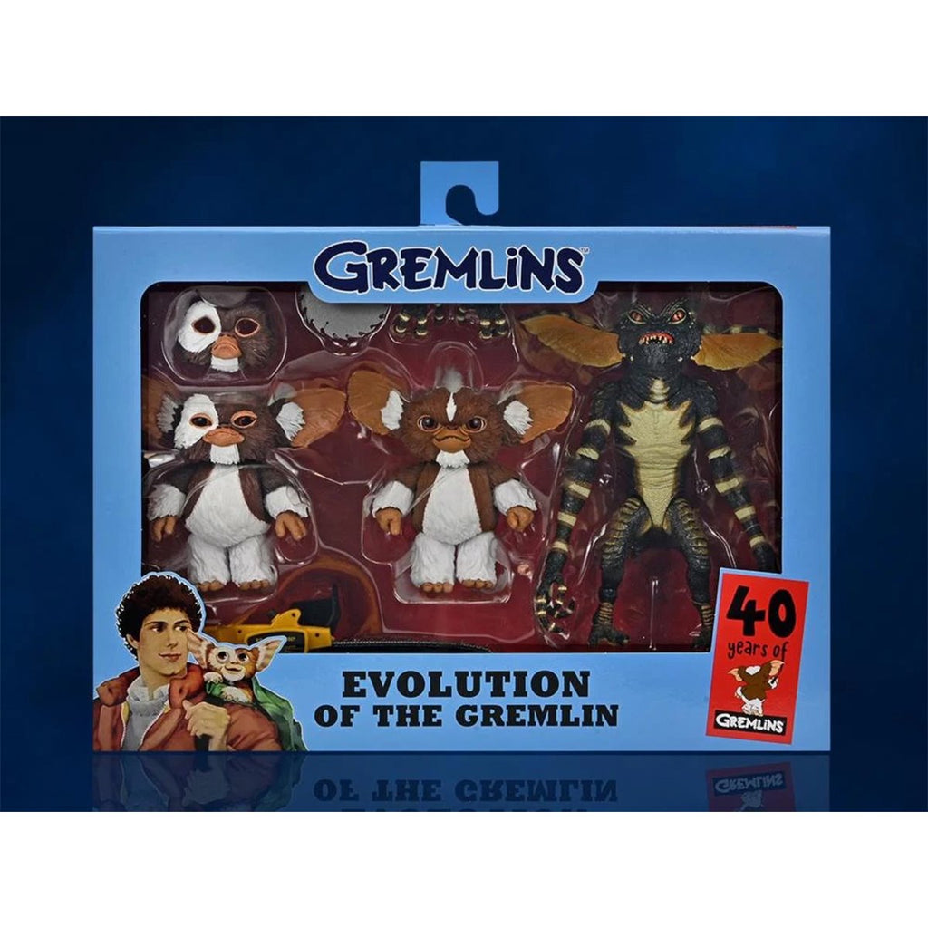 Gremlins Evolution of a Gremlin 40th Anniversary 7-Inch Scale Action Figure Box Set