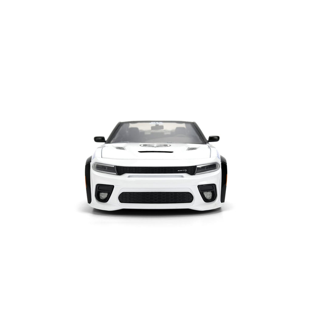 Hollywood Rides Star Wars 2021 Dodge Charger SRT Hellcat 1:24 Scale Die-Cast Metal Vehicle with Stormtrooper Figure