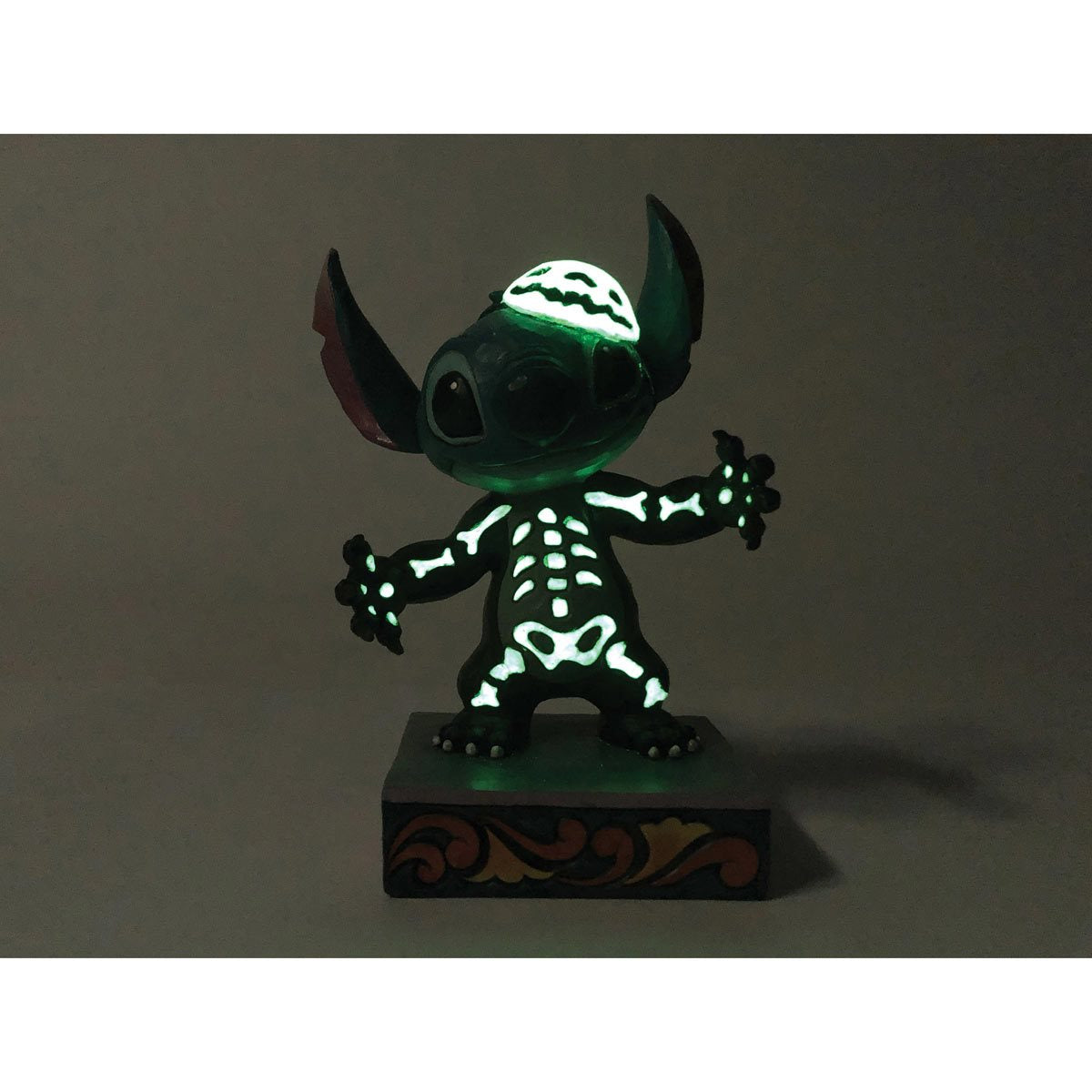 Disney Traditions Lilo & Stitch Stitch Skeleton by Jim Shore Statue