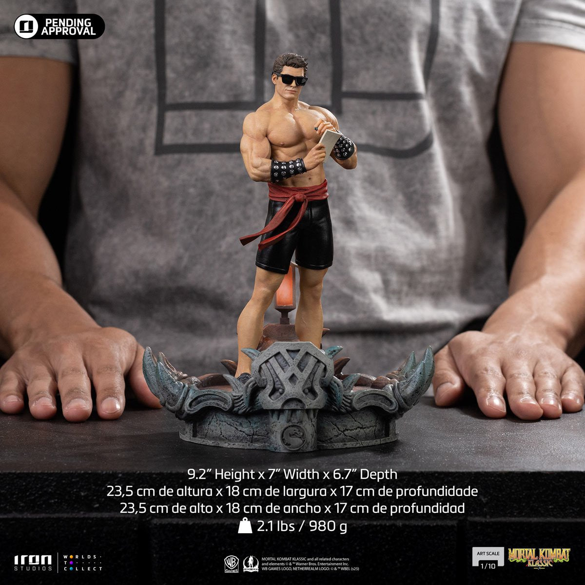 Mortal Kombat Klassic Johnny Cage 1:10 Art Scale Limited Edition Statue