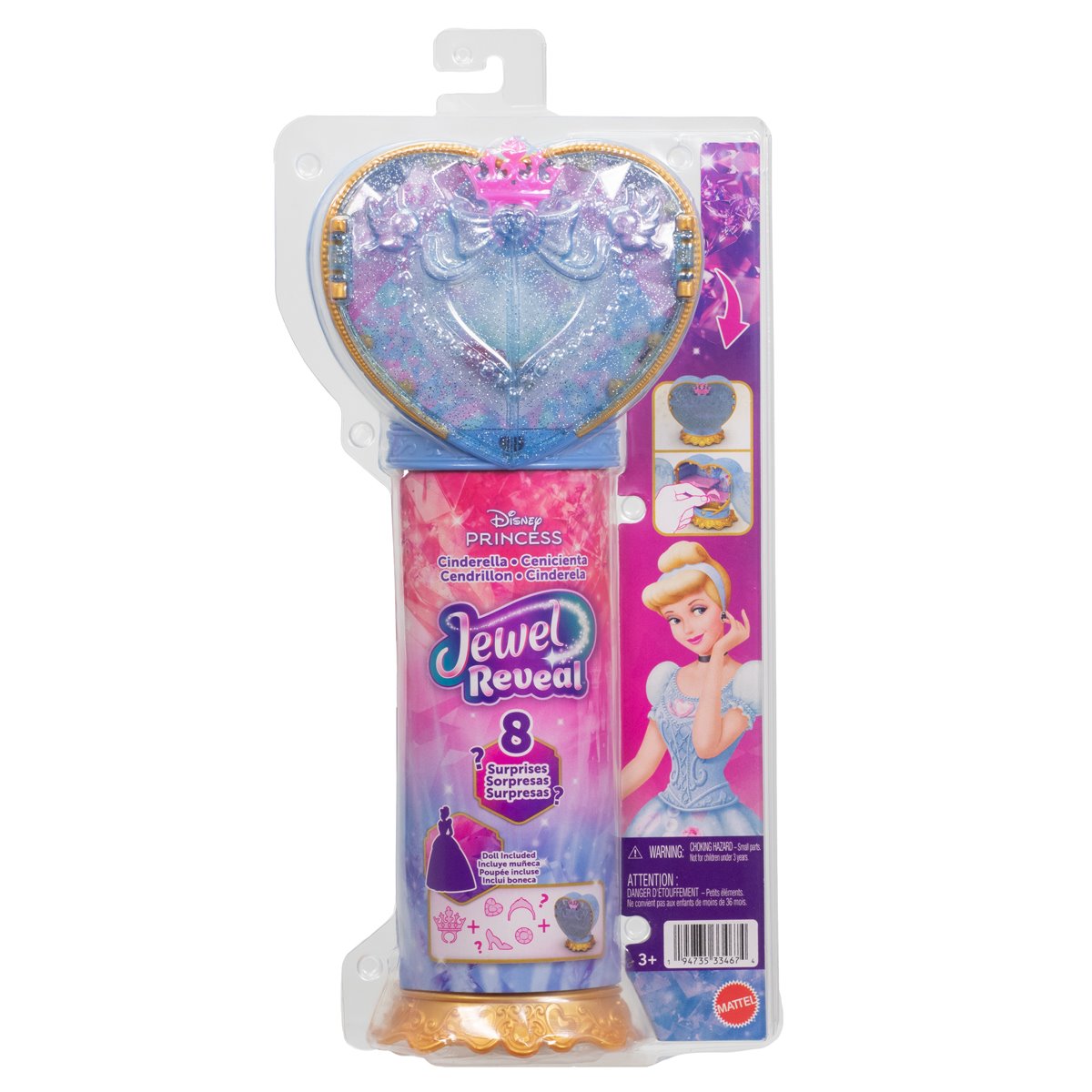 Disney Princess Jewel Reveal Cinderella Doll