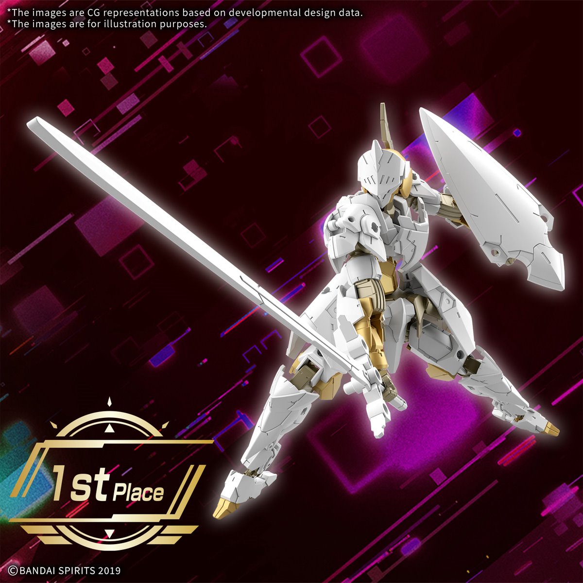 30 Minute Missions EXM-A9rk Spinatio Royal Knight Type 1:144 Scale Model Kit