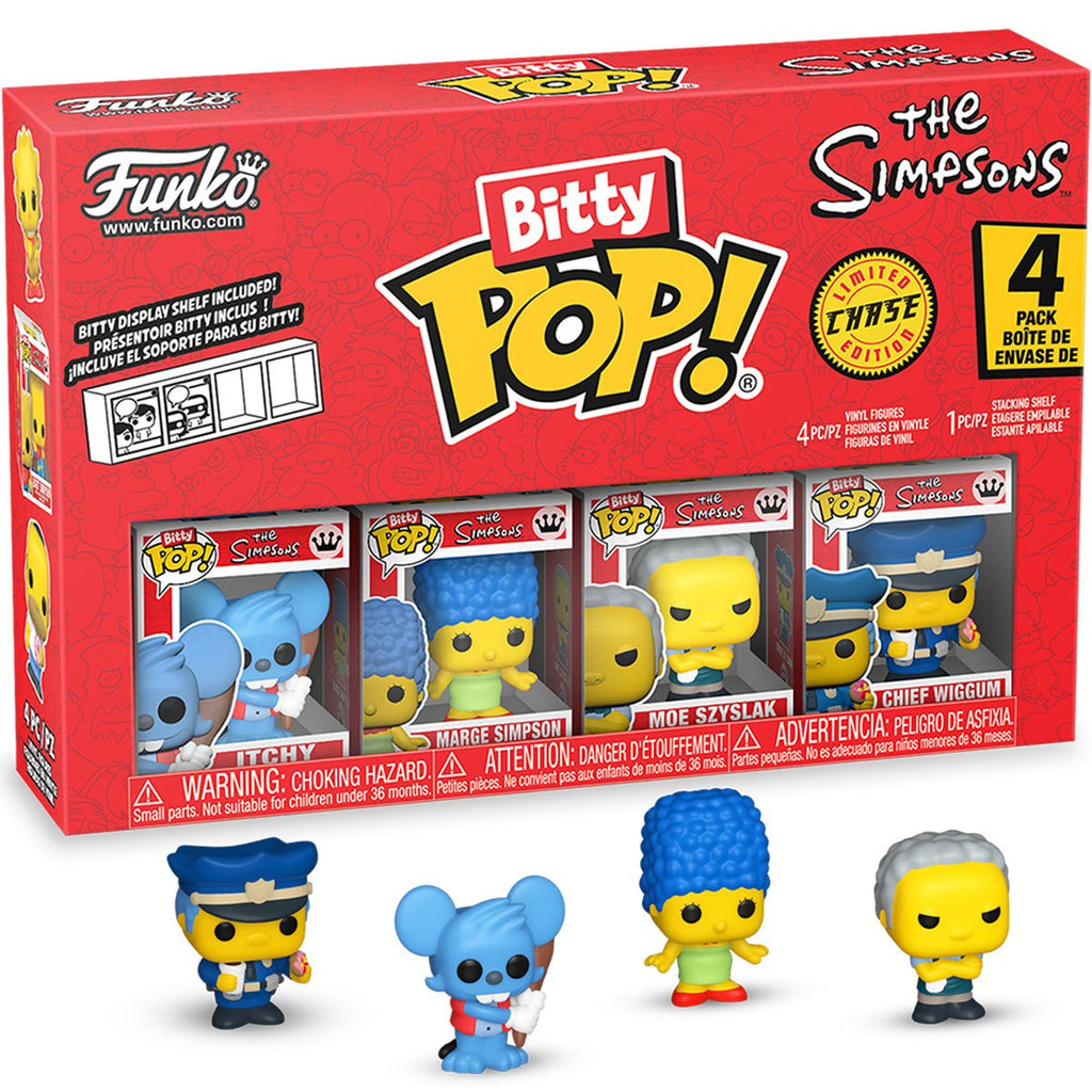 The Simpsons Itchy Funko Bitty Pop! Mini-Figure 4-Pack